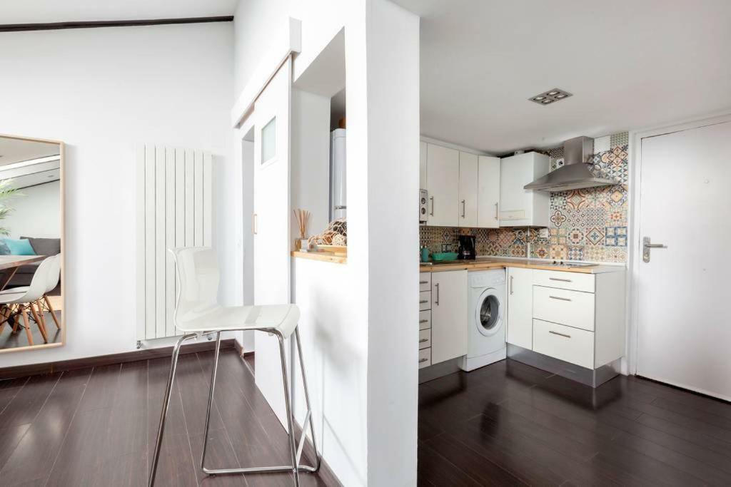 Modern Top Floor Loft At Malasana'S Heart Madrid Esterno foto